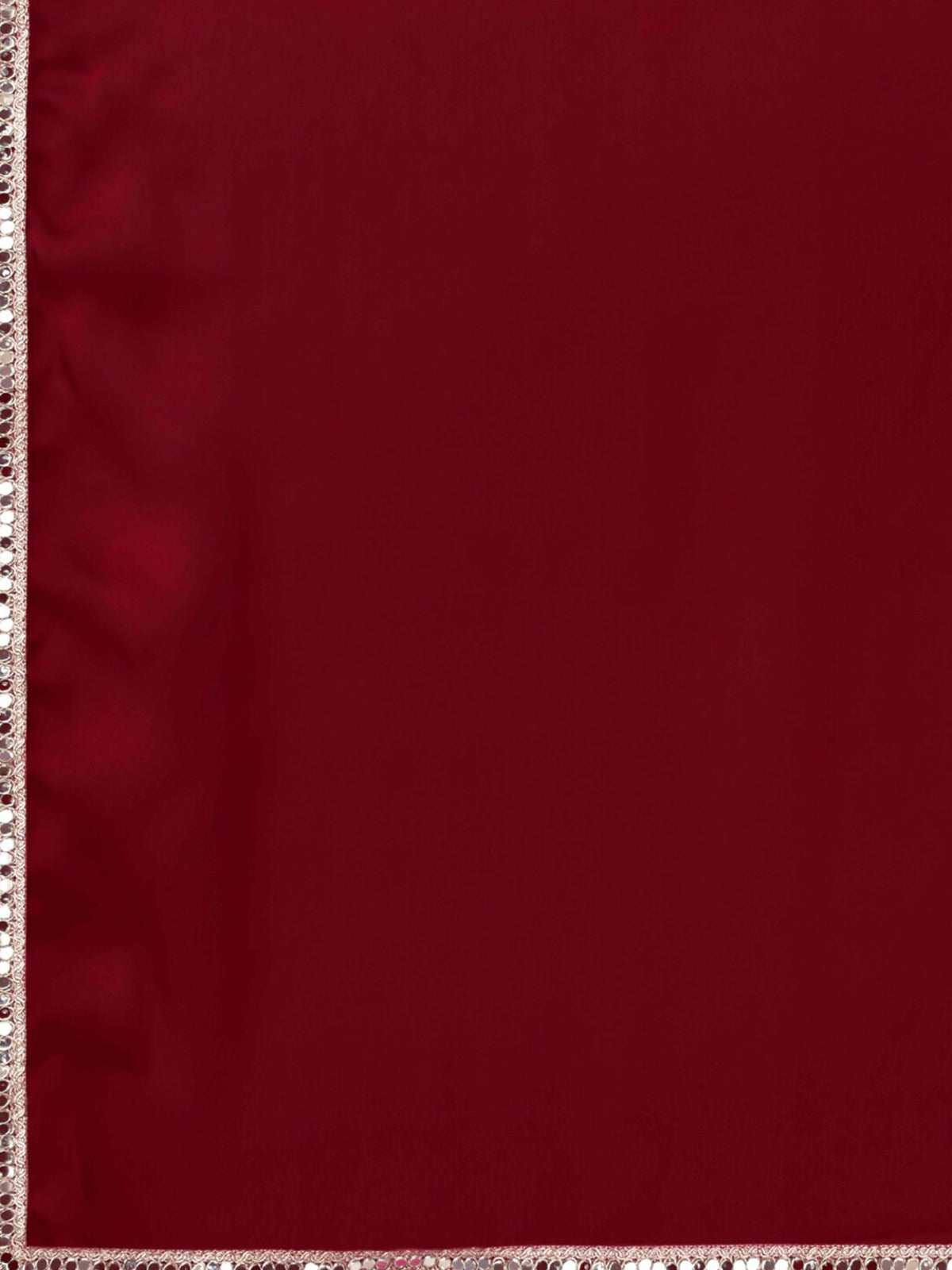 shining rangoli satin silk solid with beautiful sequned embellished lace border saree