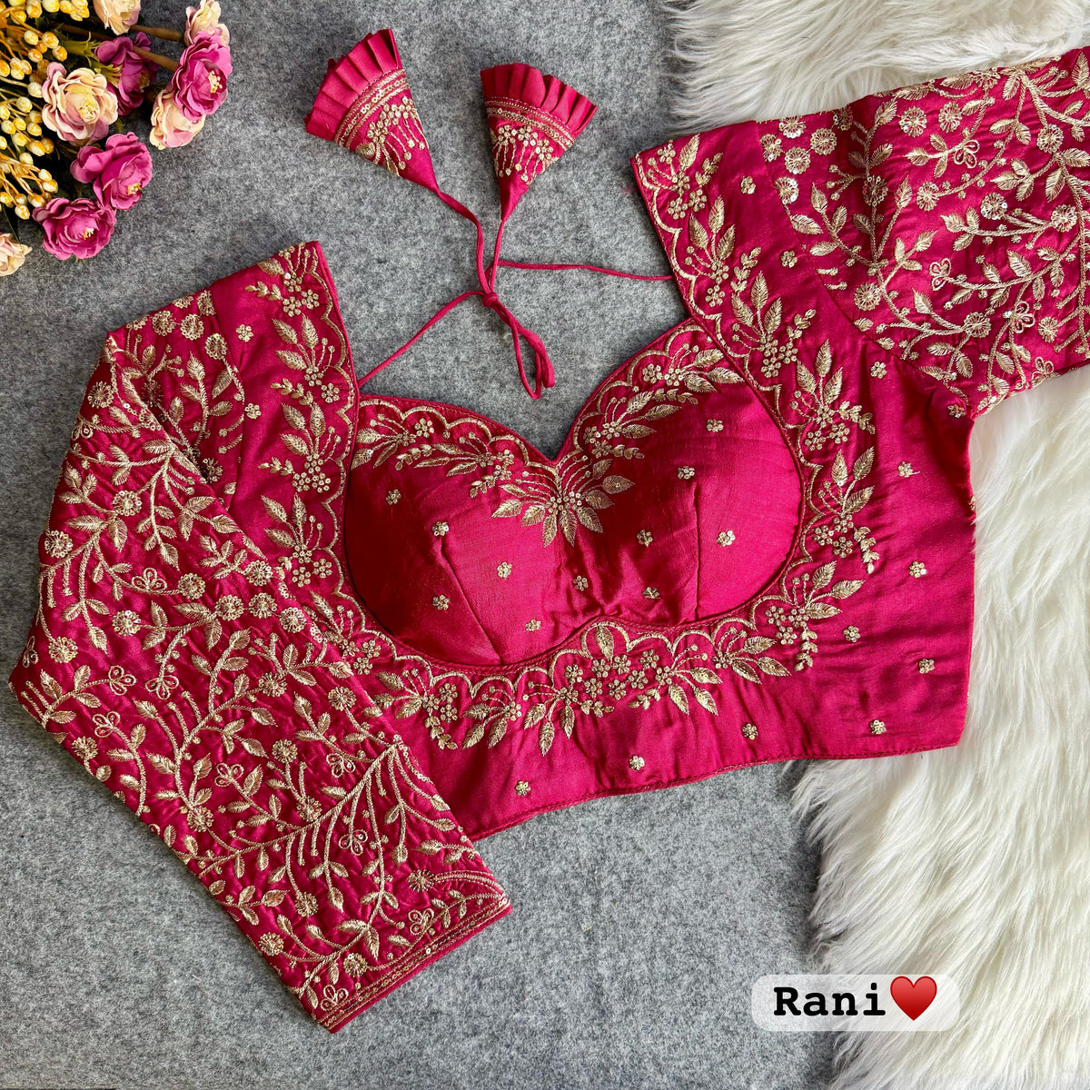 Royal Mumtaz Style Bridal Blouse Long Sleeve Stiched Wedding Special Blouse