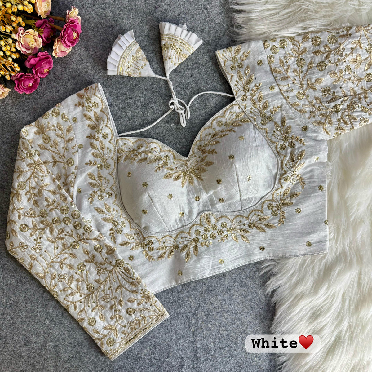 Royal Mumtaz Style Bridal Blouse Long Sleeve Stiched Wedding Special Blouse