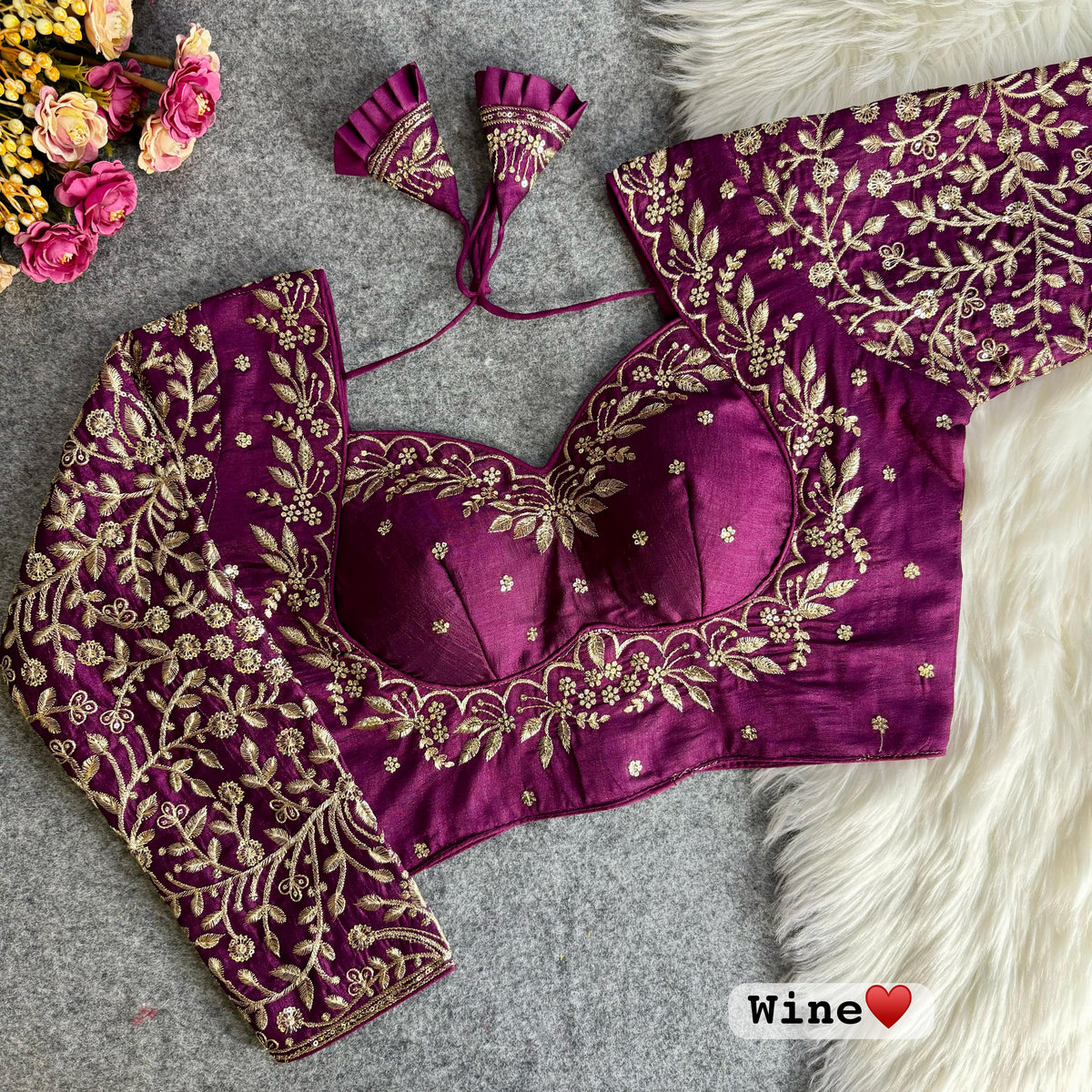 Royal Mumtaz Style Bridal Blouse Long Sleeve Stiched Wedding Special Blouse