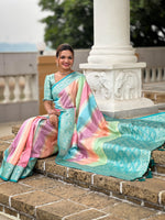 Timeless Rama Green Banarasi Silk Saree A Symphony of Tradition And Elegance