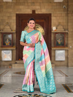 Timeless Rama Green Banarasi Silk Saree A Symphony of Tradition And Elegance