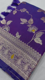 Royal Purple Banarasi Silk Saree A Masterpiece of Elegance and Tradition